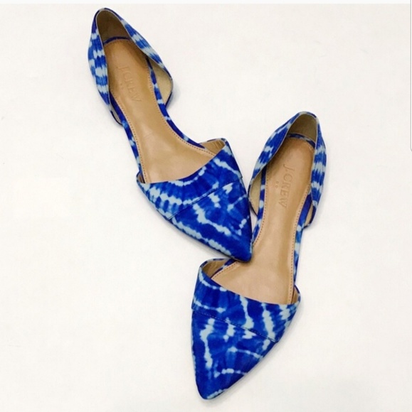 J. Crew Shoes - Jcrew Tye-Dye D'Orsay Flats